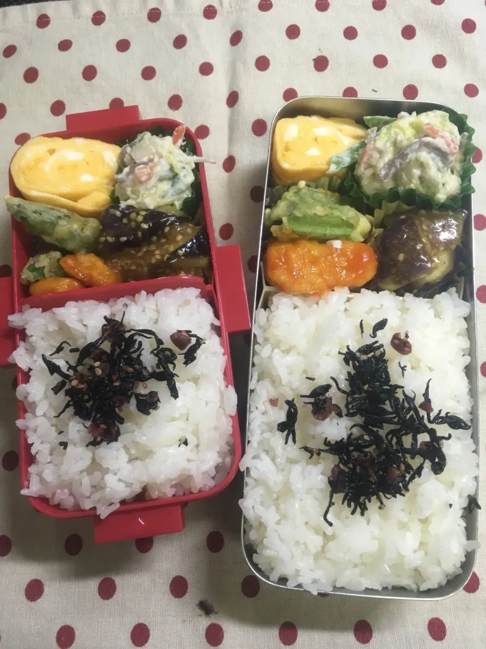 Snapdishの料理写真:7月23日 まだ降り続く雨 弁当🍱|sakuramochiさん