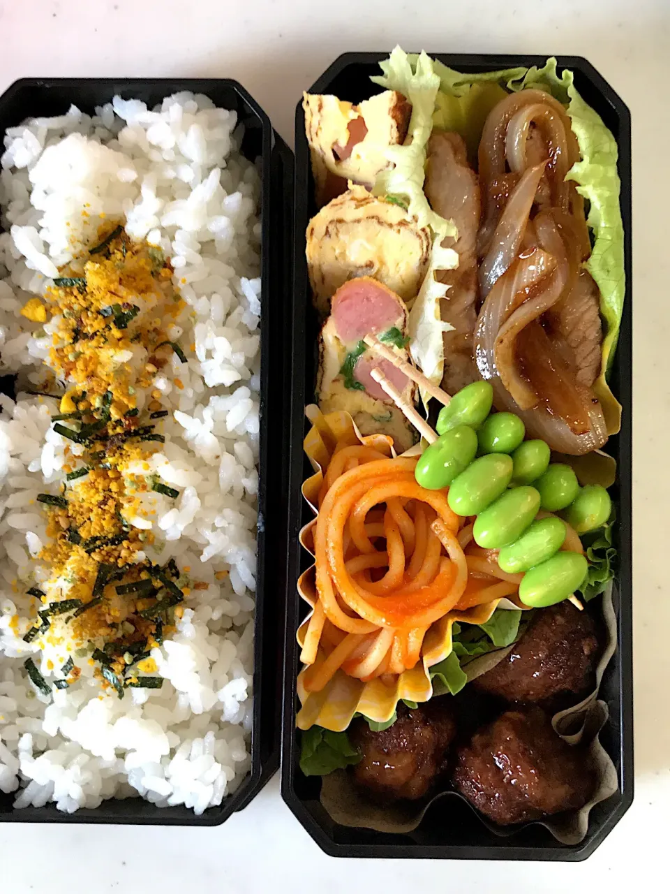 Snapdishの料理写真:小学生男子のお弁当🍱|かおたまさん