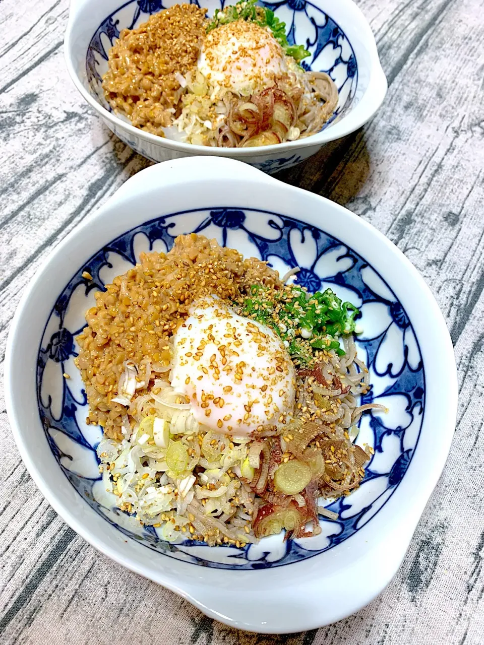 Snapdishの料理写真:納豆蕎麦🥢🥢|春夏秋冬さん