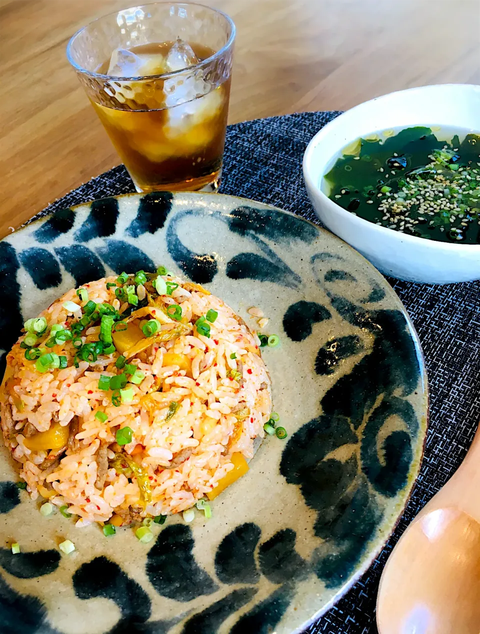 今日のお家で一人ランチは                             長野県塩尻市のソールフード‼️                  キムタクご飯✨ レシピあり💕|ミッチ☆ママさん