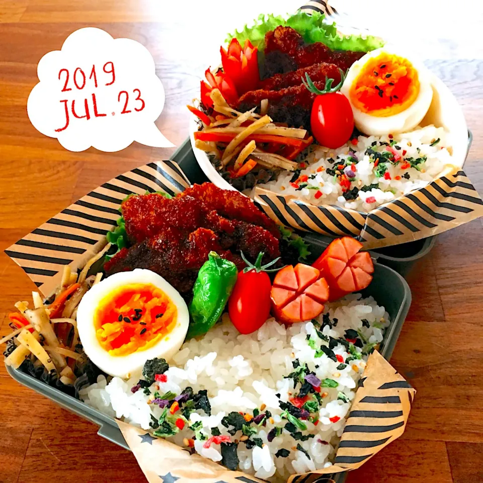 2019/7/23 ソースカツ弁当|rinrinさん