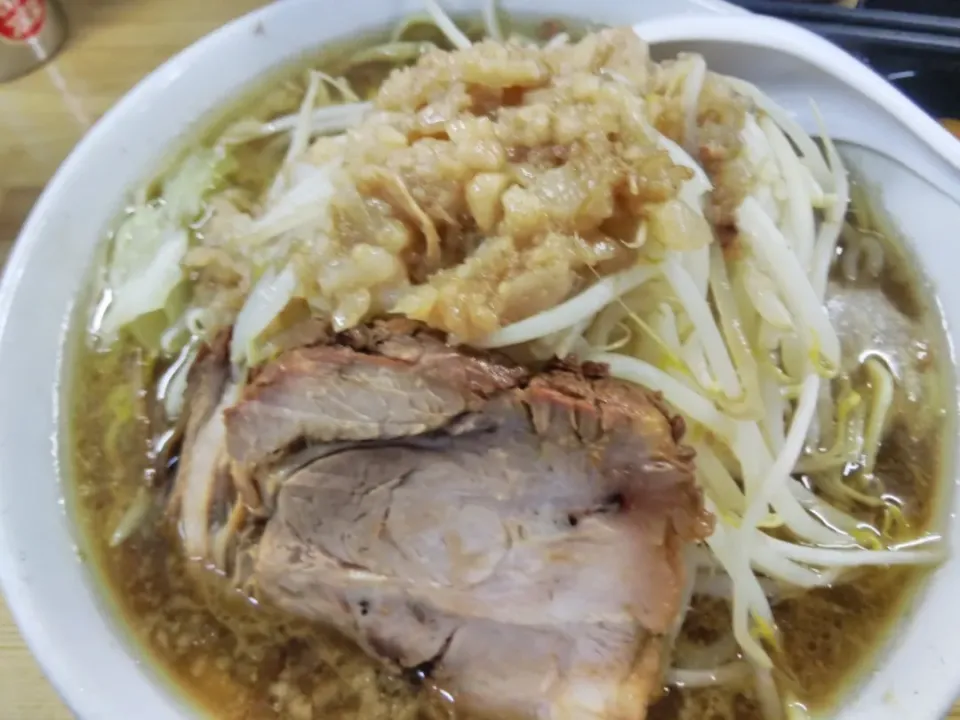 Snapdishの料理写真:ラーメンヤサイアブラ@ラーメン荘夢を語れ　白山|watarunさん