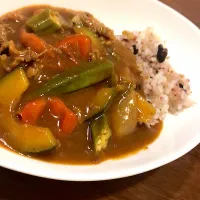 夏野菜カレー|ひーちゃんマンさん