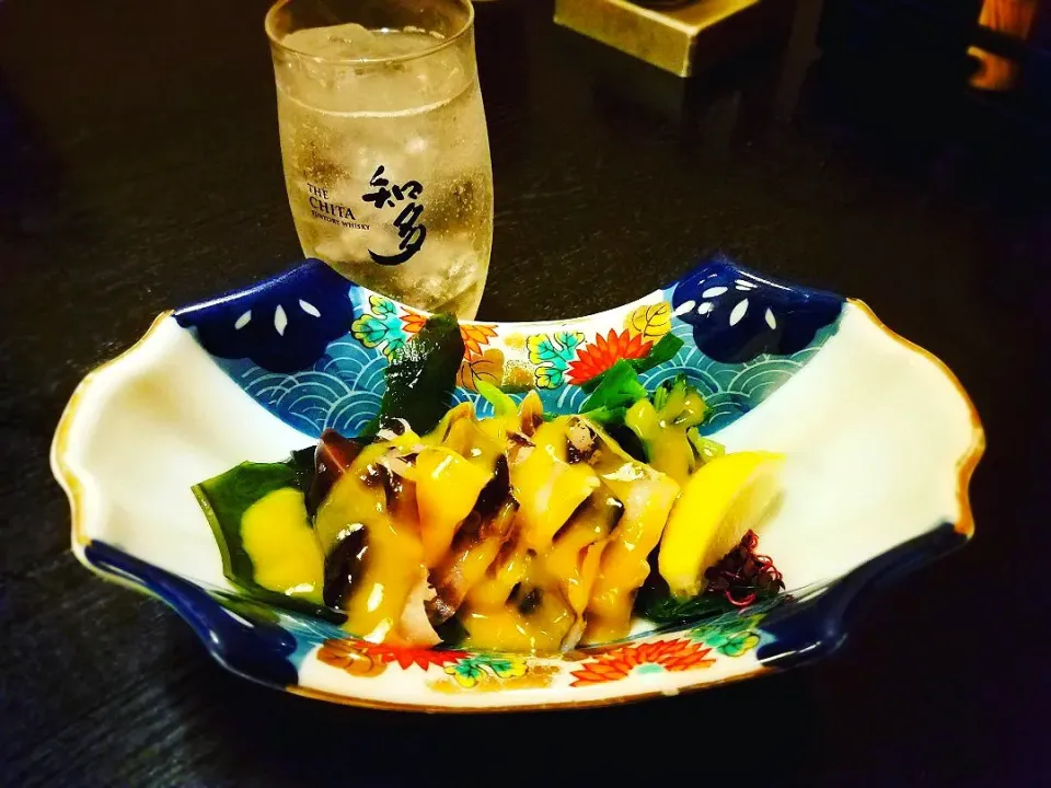 たまの外食、鳥貝の酢みそと知多ハイボール🍸|masaki .fさん