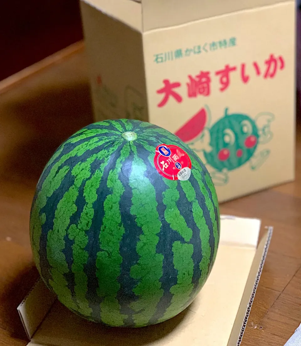 立派なスイカ🍉🍉頂いた*\(^o^)/*|sakiさん