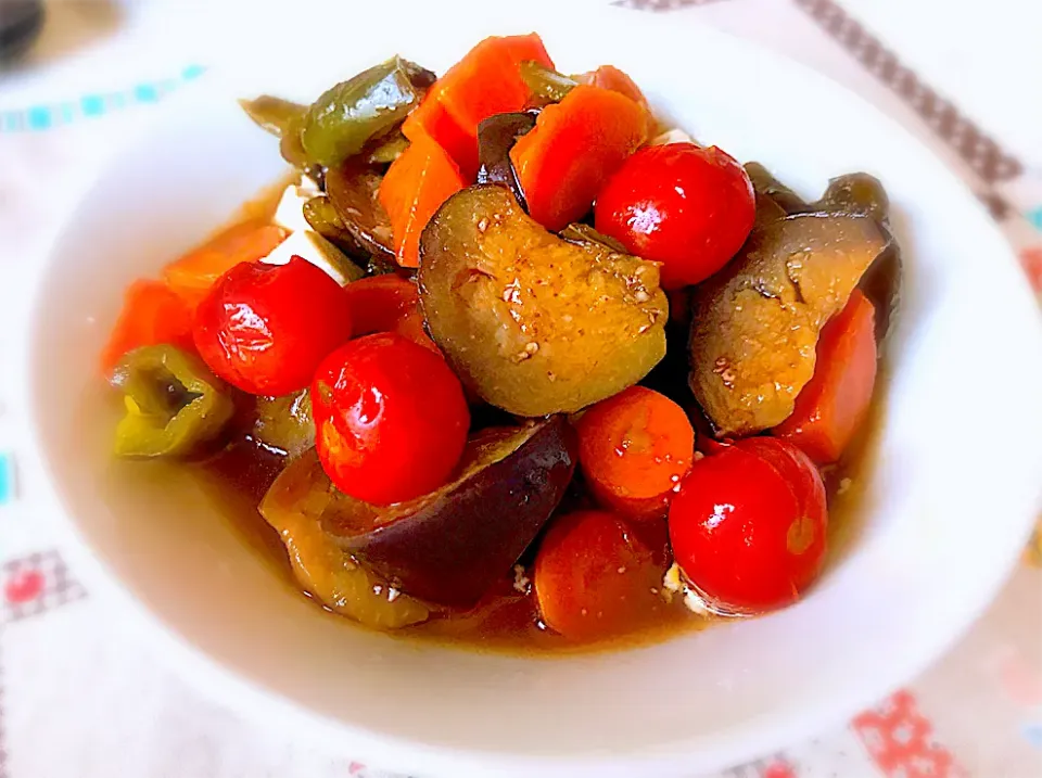 夏野菜の焼き浸し🍅🍆|mayuさん