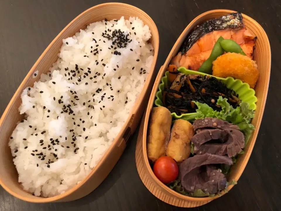 夏休みのお弁当|あたりさん