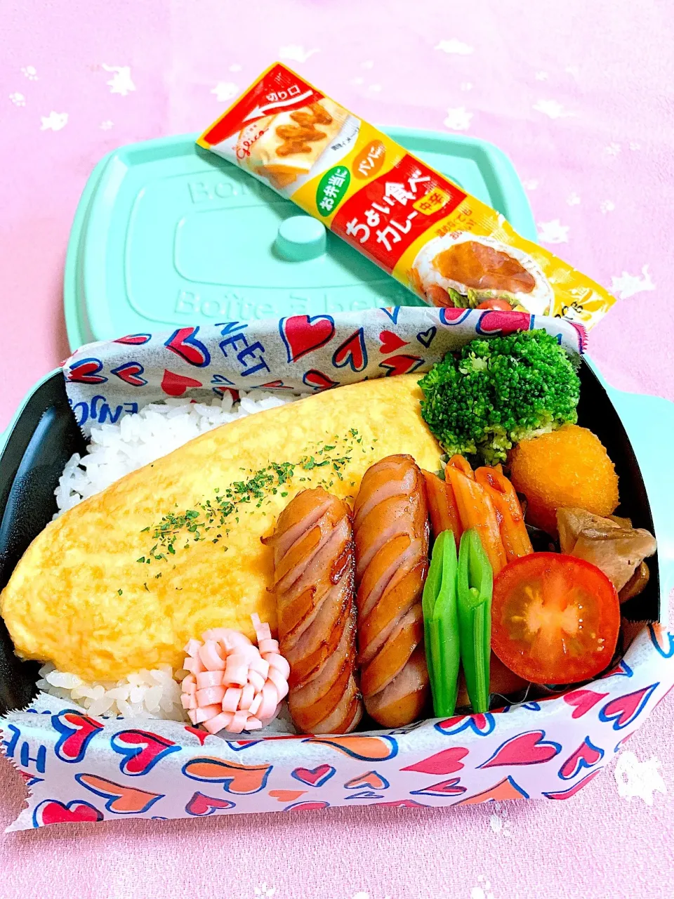 チーズオムカレー弁当|はなママさん