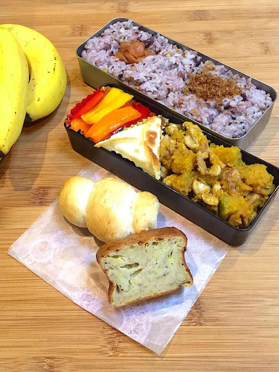 7/24の息子くん弁当🍱車内用あさごぱん🥖|ままみさん