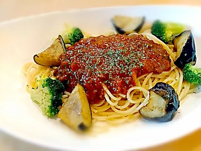 ほんじつのまかない・ミートソーススパゲッティ|のも💛さん