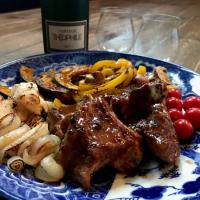 てつやさんの料理 スペアリブ♡  焼き野菜を添えて