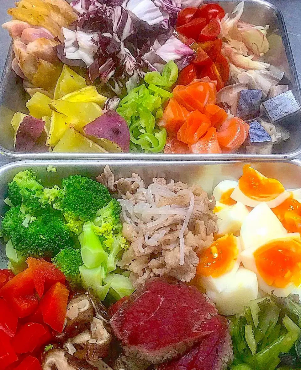 チョップドサラダの材料16種類🥗|mika︎☺︎さん