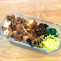 Snapdishの料理写真:ドライ麻婆弁当|ゆずぽんさん