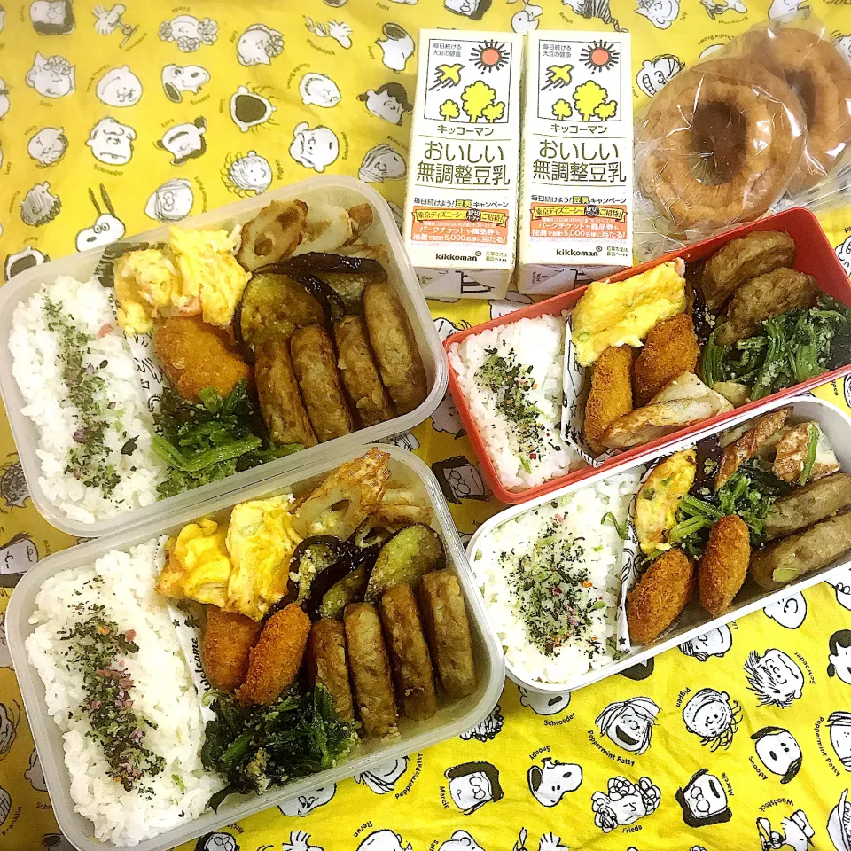 Snapdishの料理写真:家族弁当7月25日|hatabowwyomeさん