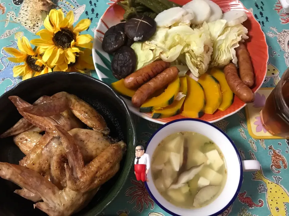 マキシマムでパリパリチキンと野菜達💓|noeさん