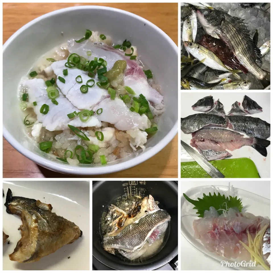 Snapdishの料理写真:黒鯛三昧|macchanさん