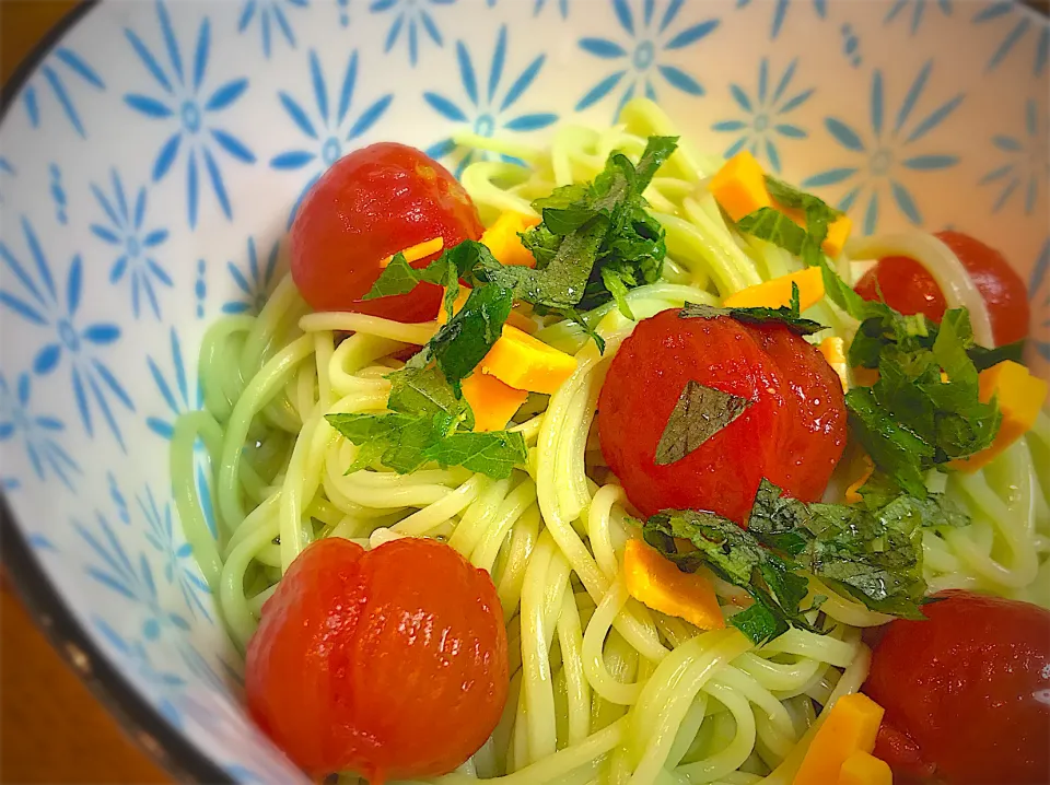 ちょっとイタリアンな🇮🇹オリーヴそうめん|ちまさん