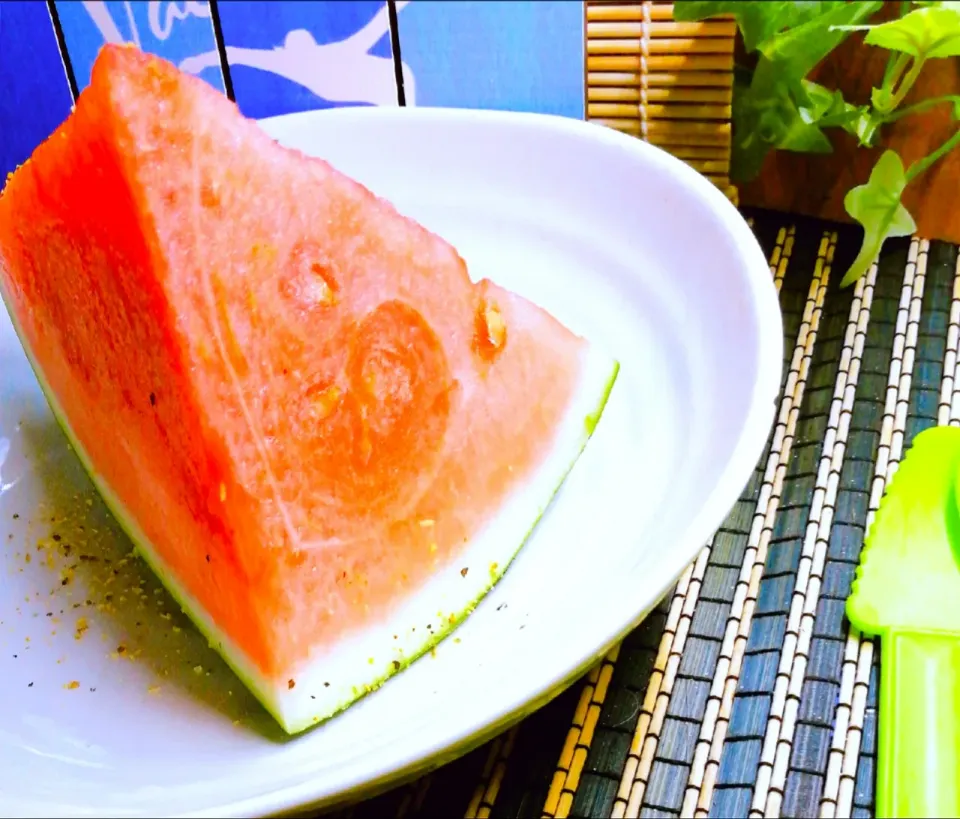 スイカ🍉ランチはじめました🥶夏生まれ限定\(ϋ)/♩|ペンギンさん