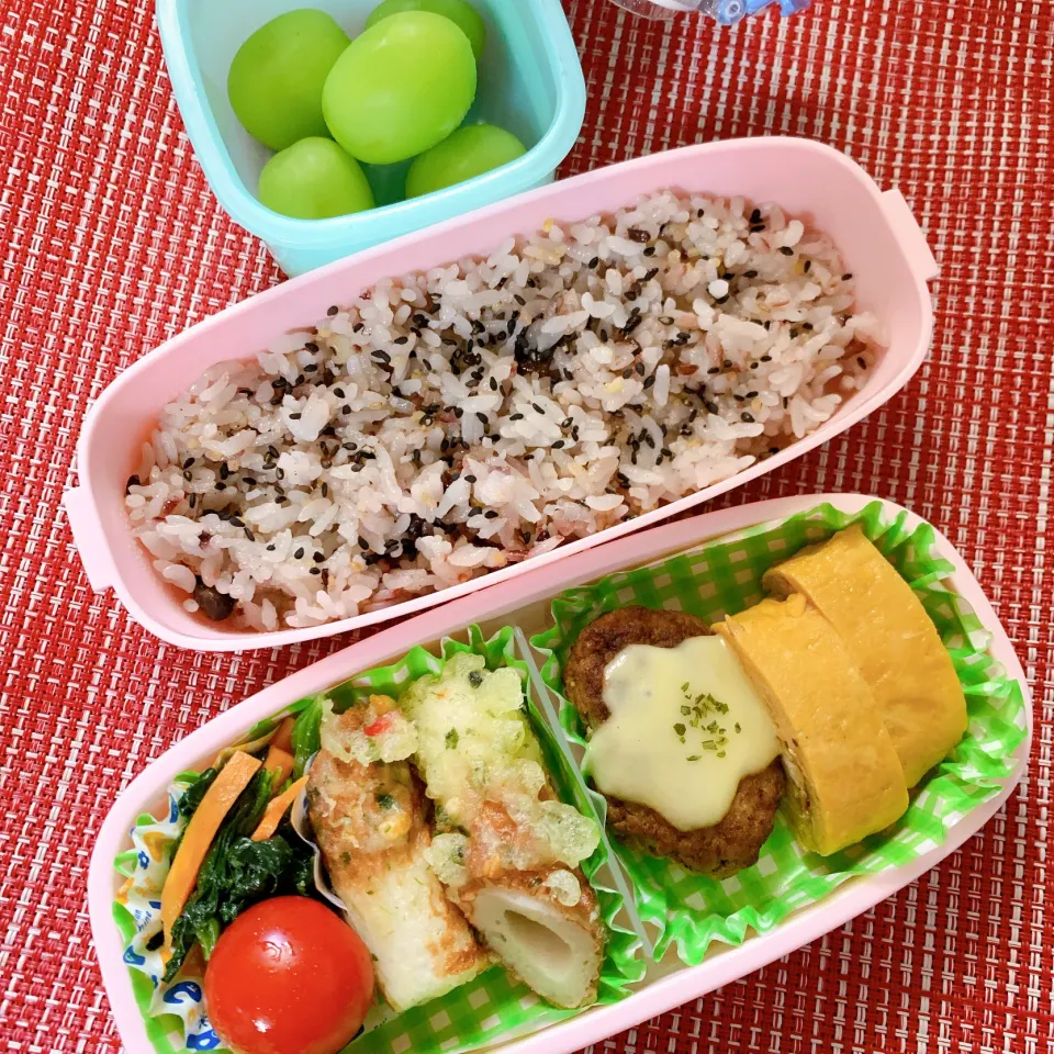 Snapdishの料理写真:娘のキッズクラブ弁当🍙|Sakuraさん