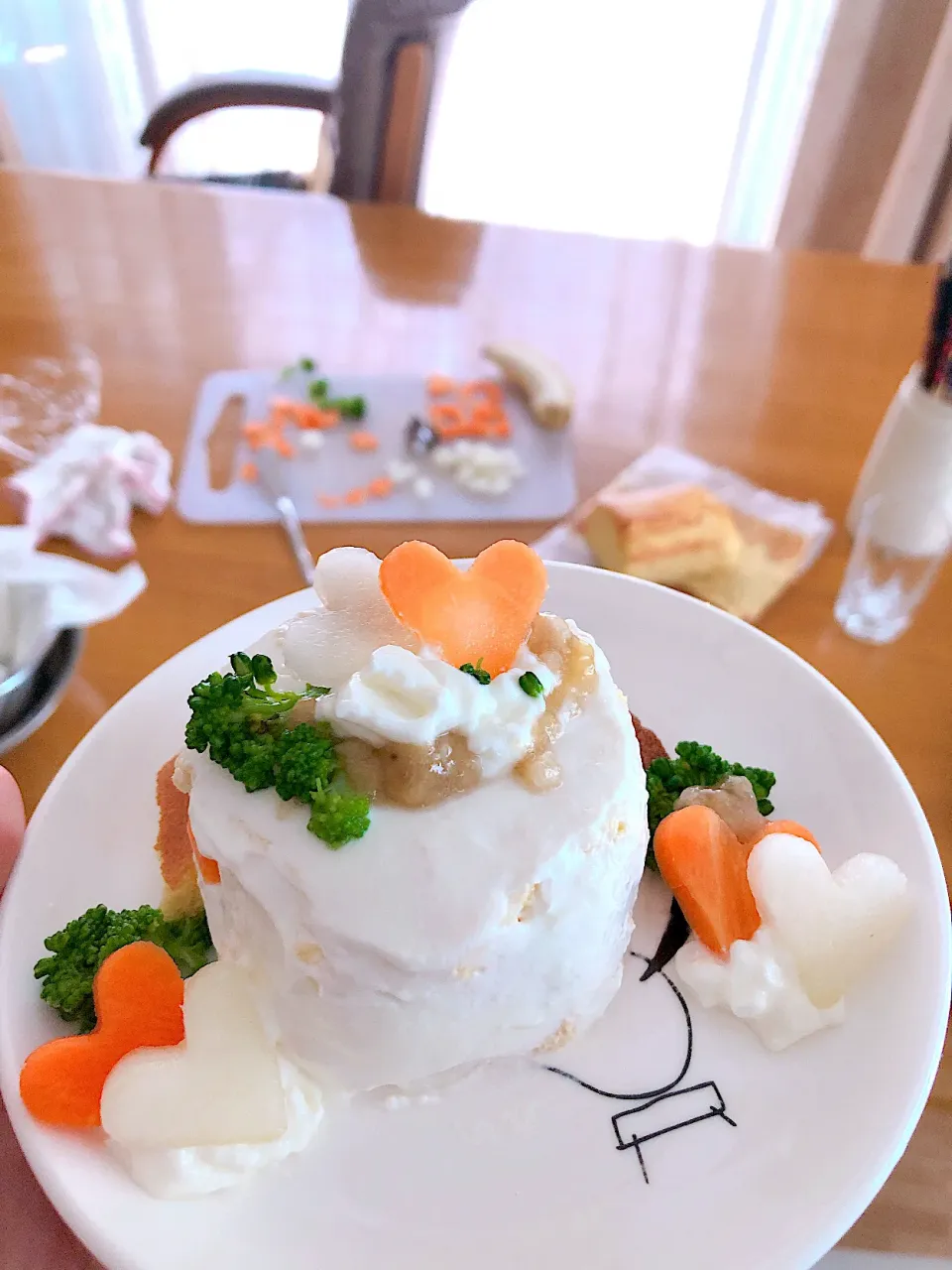 Snapdishの料理写真:犬用ケーキ🎂|rukiaさん