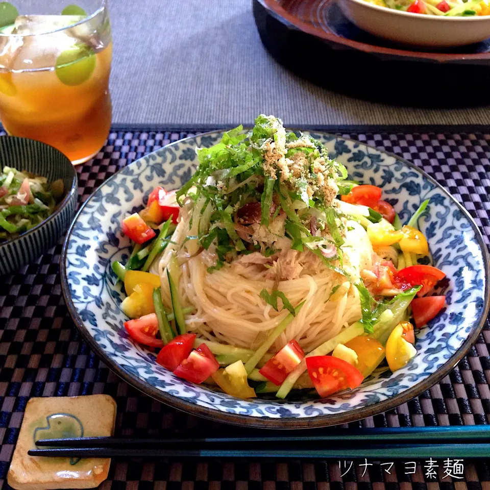 ツナマヨそうめん                           #きのう何食べた再現レシピ|なだちいさん