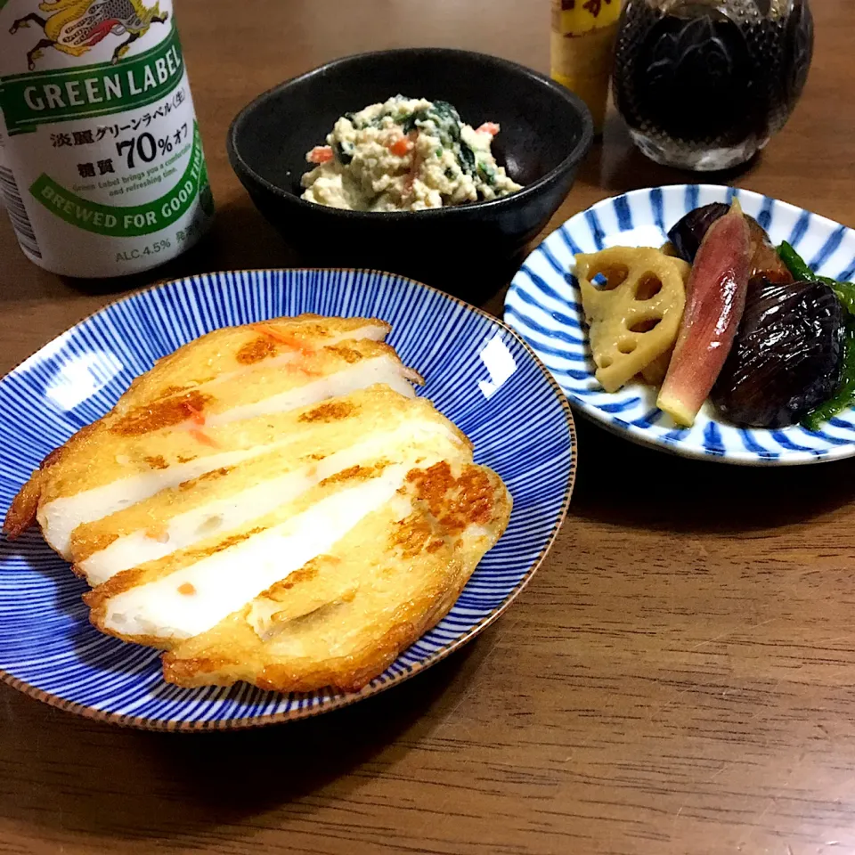 Snapdishの料理写真:お一人様6日目〜おつまみご飯〜|あっつさん