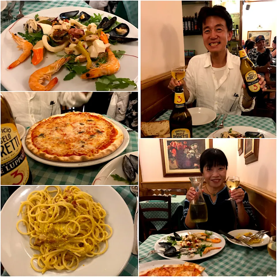 Snapdishの料理写真:2019.7.26 ピザ&パスタランチ🍻🍷🇮🇹|ゆみずさん