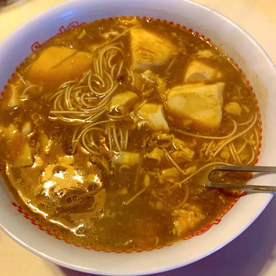 Snapdishの料理写真:カレーにゅうめん(◍•ڡ•◍)❤|いつみさん