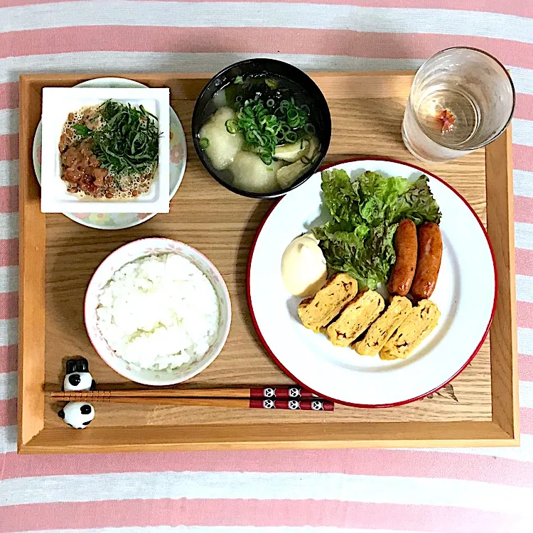 Snapdishの料理写真:朝ごはん(⸝⸝⸝´ꇴ`⸝⸝⸝)❤|さくらさん