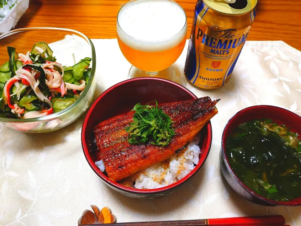 7/27土用丑の日の夕食
やっぱり鰻丼|卯月さん