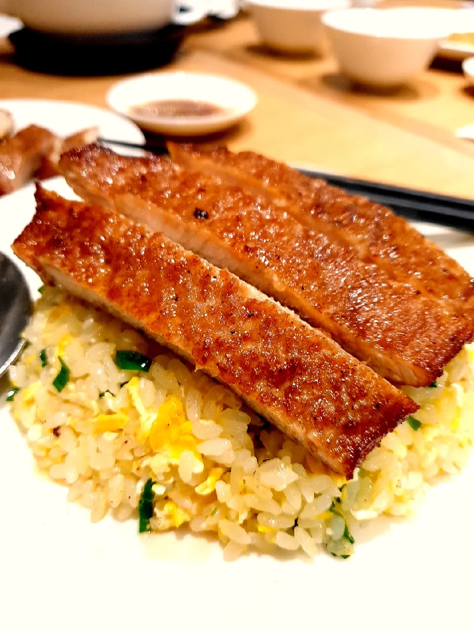 famous pork chop rice|Mun Jimmyさん