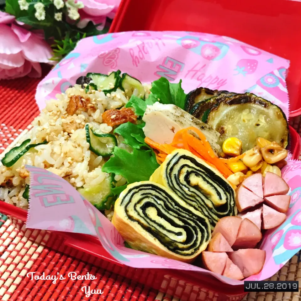 7/28☆*ﾟ女子高生Bento☆#うな次郎|ゆうさん