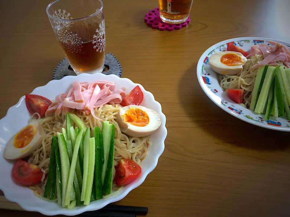 今日の男飯絆(*･ω･)冷やし中華はじめました！ゴマだれ味|ひーちゃんさん