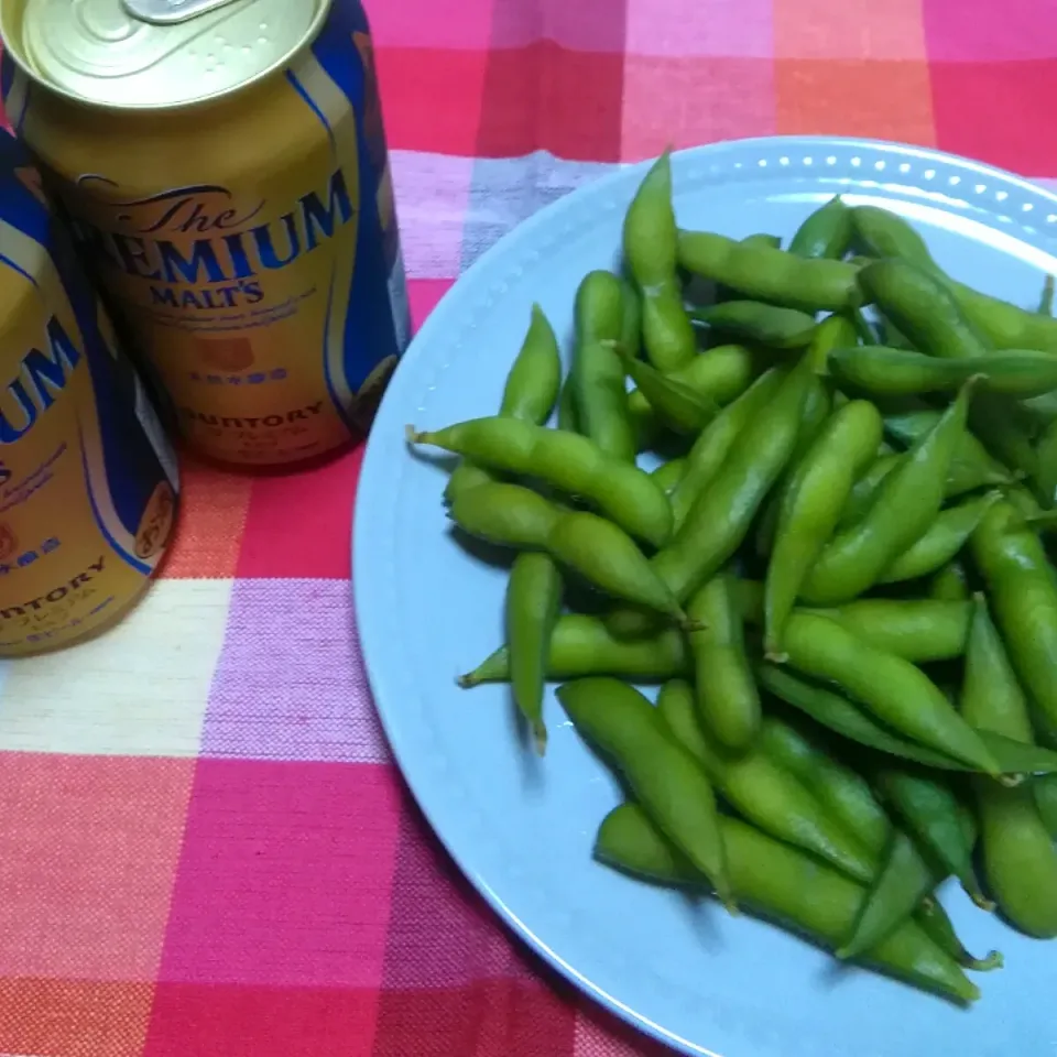 Snapdishの料理写真:2019/07/28　茶豆風味の枝豆🌿|ちいたんさん