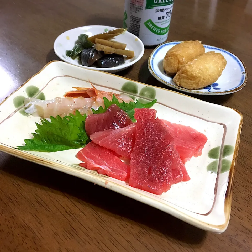 Snapdishの料理写真:お一人様7日目〜昨日のおつまみご飯〜|あっつさん