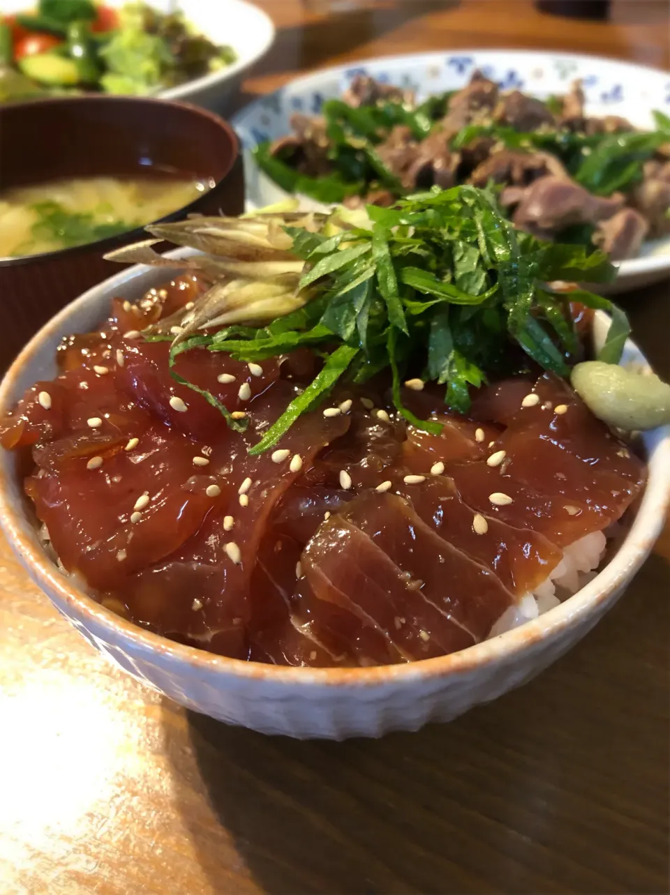 7/28の夕食 鮪漬丼|yoneさん