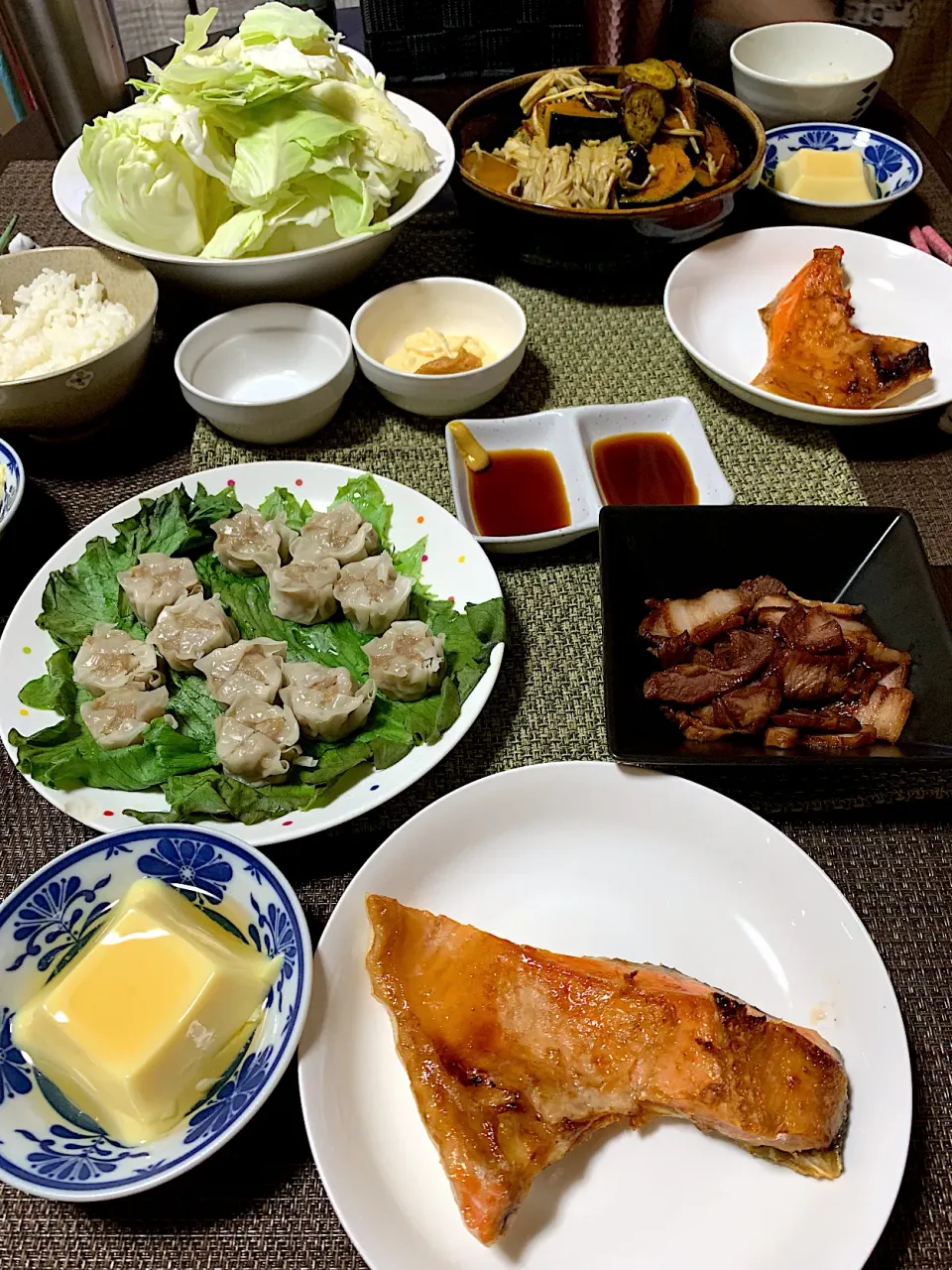 Snapdishの料理写真:頑張らない普通のご飯しか7/28夜ごはん|あきさん