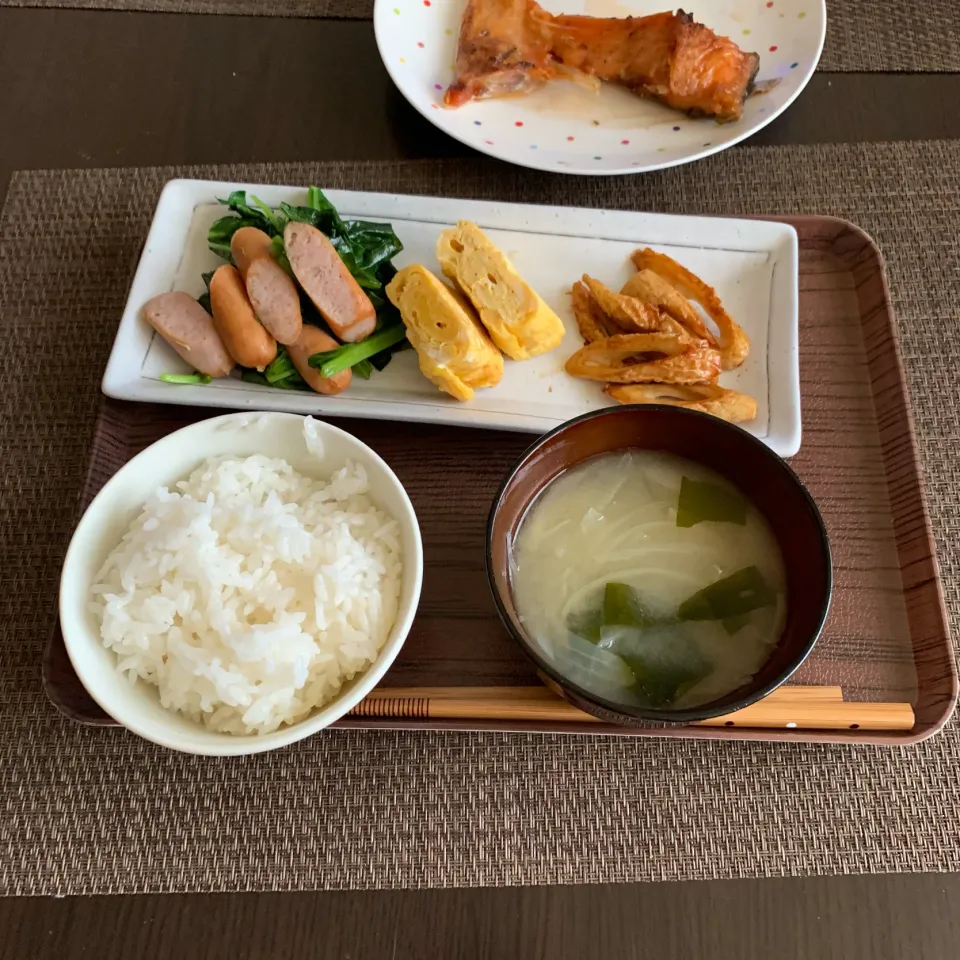 Snapdishの料理写真:頑張らない普通のご飯☆7/29朝ごはん|あきさん