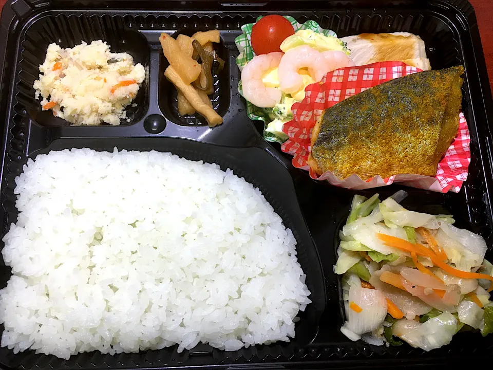 ポークステーキステーキソース 日替わり弁当 宅配ランチ 豊川市配達|Naokazu Kuritaさん