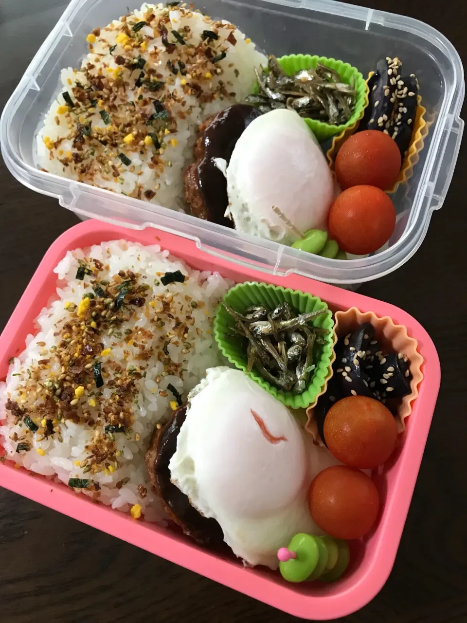 目玉焼きハンバーグ弁当|kiicoさん