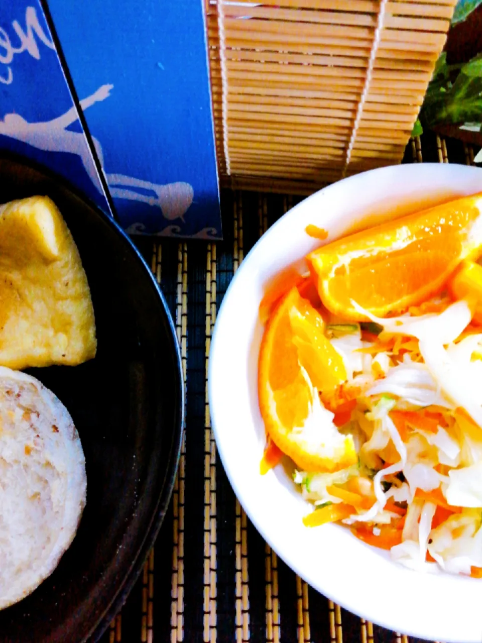 レンチン残り野菜まりねサラダヾ(*’Ｏ’*)/＆胡麻香る薄揚げクン(☉｡☉)!(☉｡☉)!|ペンギンさん