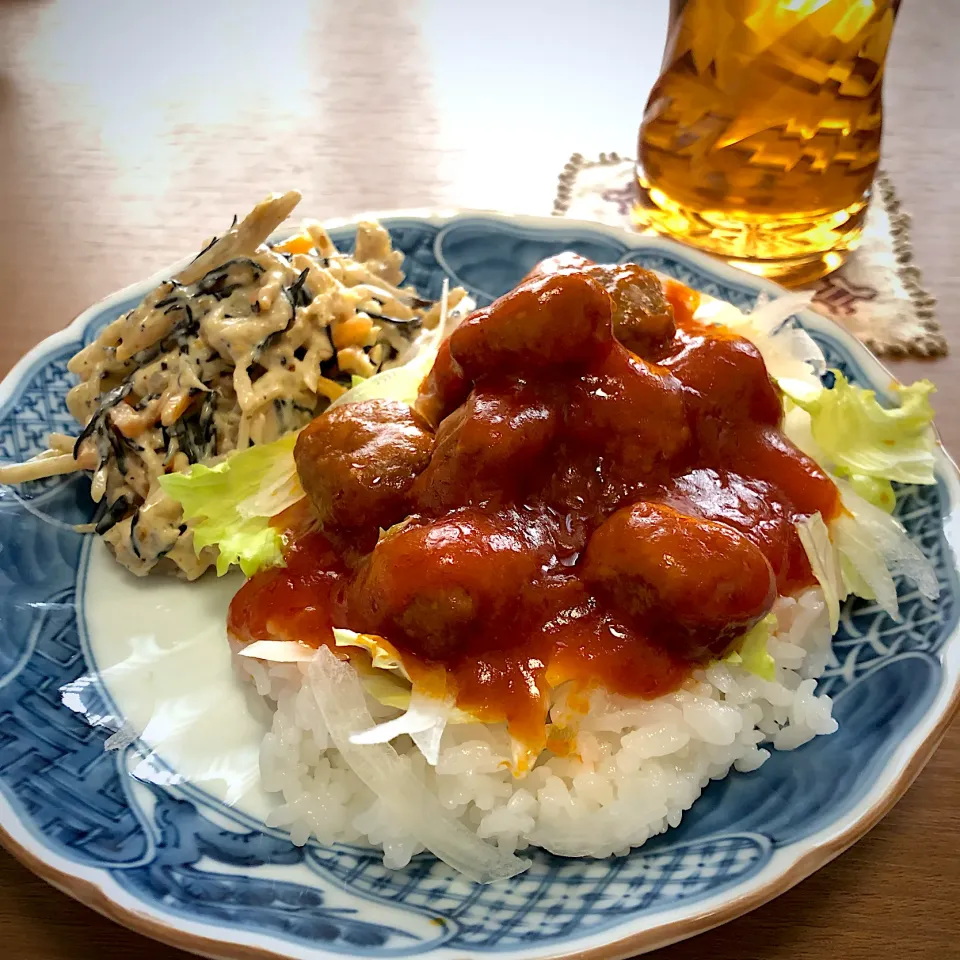 Snapdishの料理写真:7月29日 お昼ごはん|mikochieさん