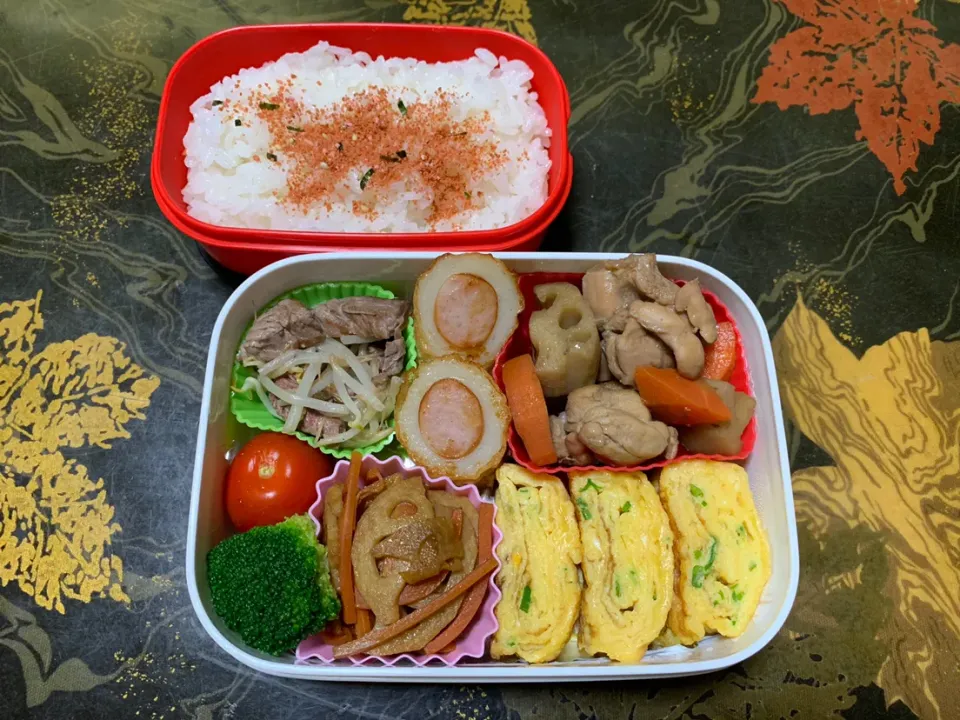 Snapdishの料理写真:2019.7.28旦那さんのお弁当|るるさん