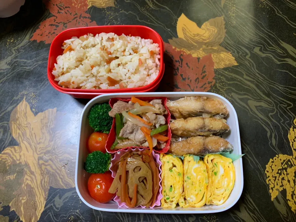 Snapdishの料理写真:2019.7.29旦那さんのお弁当|るるさん