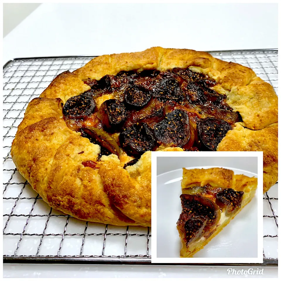 Snapdishの料理写真:Fig and Brie Cheese Galette|gonbenさん