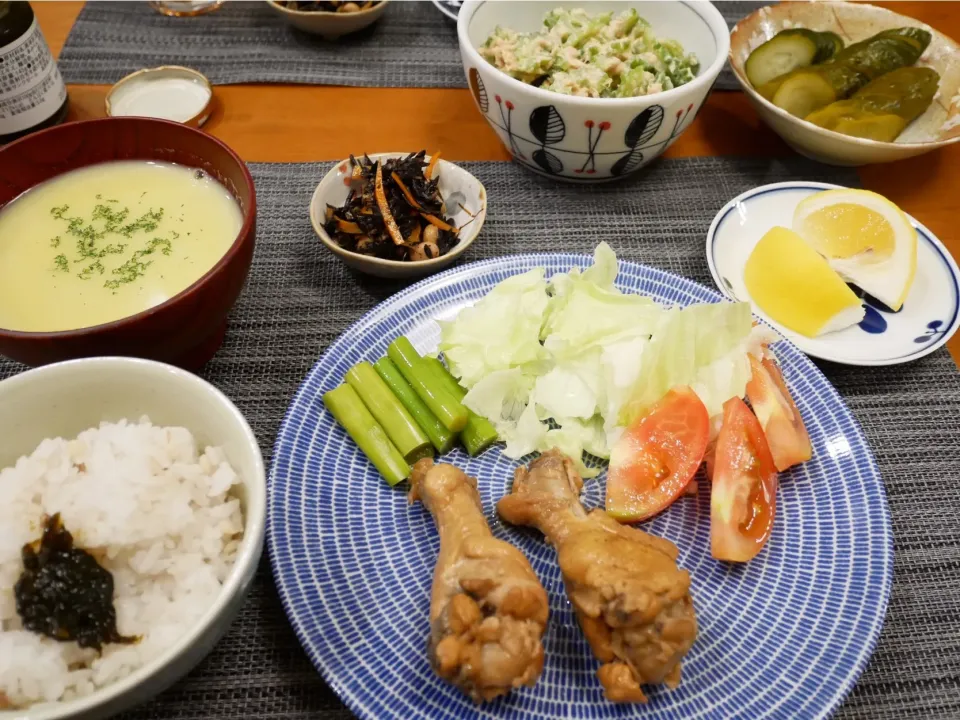 19/07/29 夕飯♪ 手羽元さっぱり煮|ikukoさん