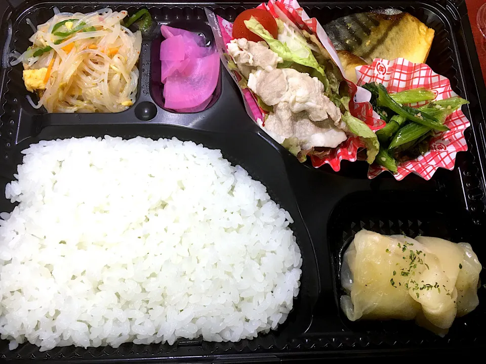 鯖の塩焼き 日替わり弁当 宅配ランチ 豊川市配達|Naokazu Kuritaさん