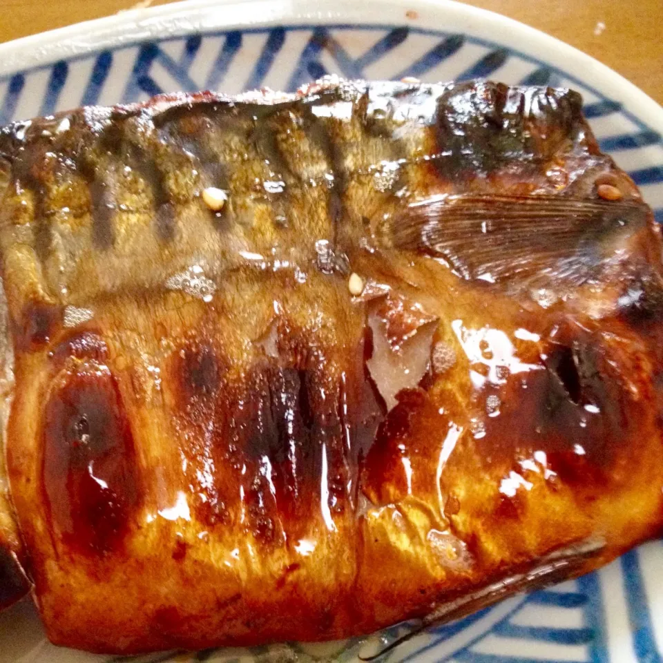 鯖の味醂干し❤️魚焼きグリルでカリカリだょ🤗💕|まいりさん