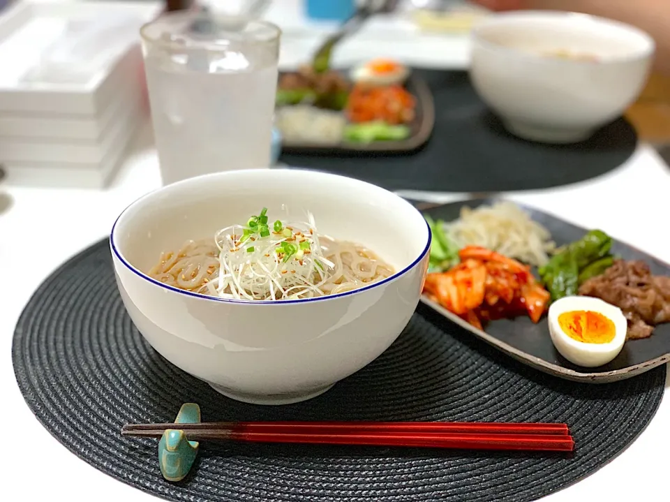 晩ごはん。冷麺。|yukiさん