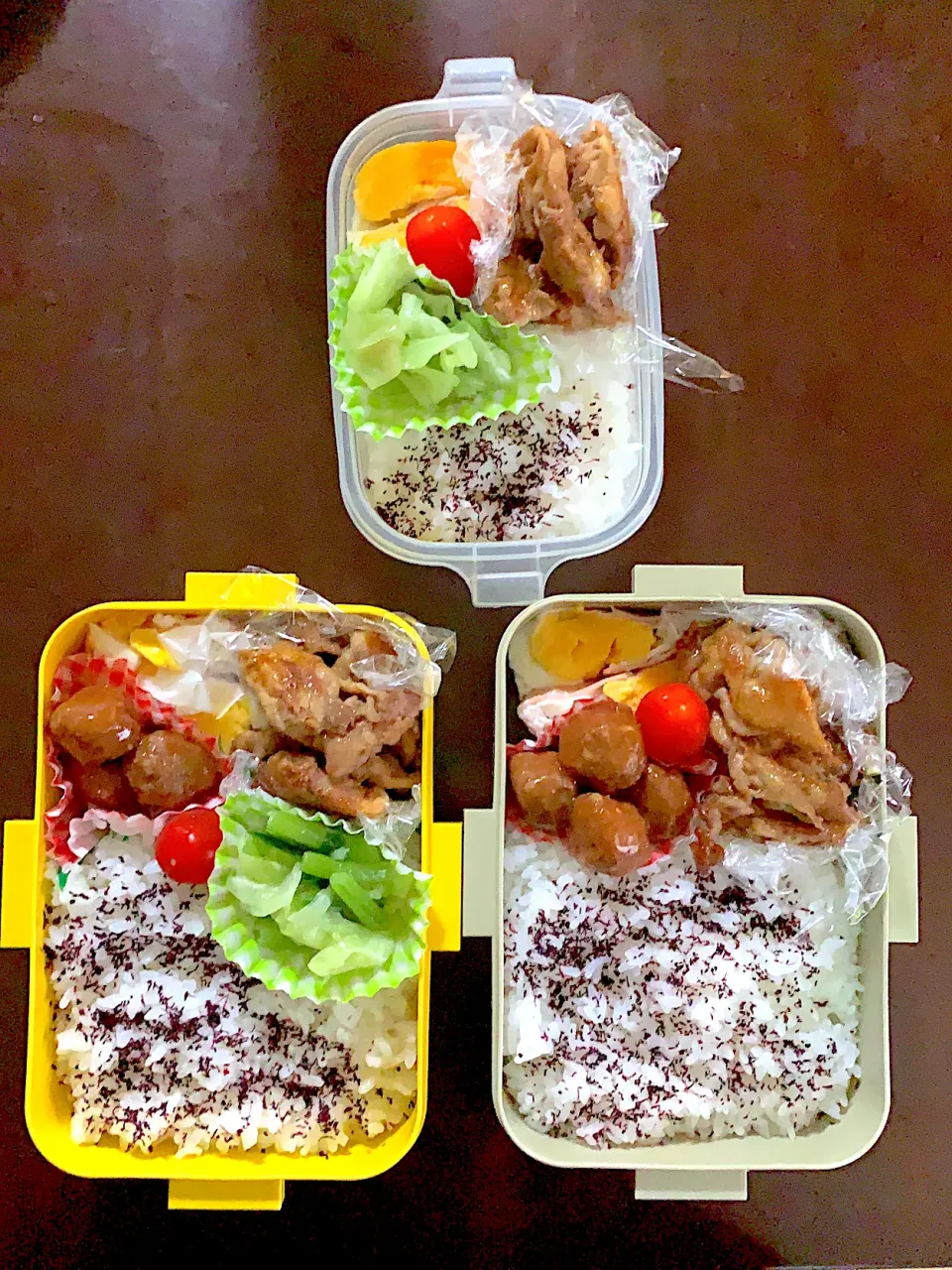 家族のお弁当♡|まこさん